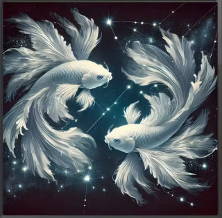 Diamond Painting Sternzeichen Fische